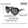 thumbnail image 2 of Lunettes de Soleil Tendance en Forme de Cœur pour Femmes - Accessoire de Lunettes Classique de Collection, 2 of 2