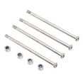 thumbnail image 1 of Kit de Vis RC, 4 Pcs Vis RC Écrous M3 Faciles à Installer en Acier Inoxydable pour 104001, 1 of 8