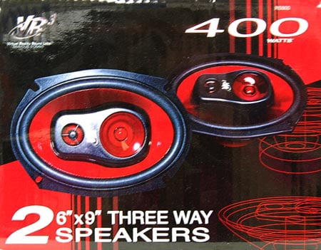 6" x 9" 3-Way Speakers, RS900