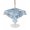 Mist Blue, variant on Outdoor Tablecloth with Umbrella Hole for Patio/Picnic/Party/Camping, Blue Coastal Waterproof Table Cloth Square Cover Washable, Nautical Starfish Coral Jellyfish Shell Sea (54"x 54")