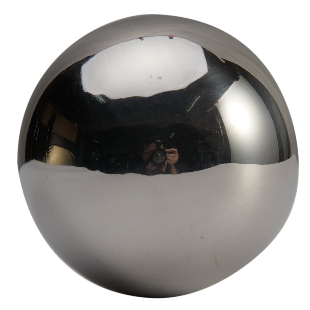 Thicken 304 Stainless Steel Mirror Sphere Hollow Ball Home Garden Ornament CA 
