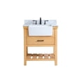 thumbnail image 3 of Elegant Decor Clement 30" Single Bathroom Vanity with Backsplash in Natural Wood, 3 of 8