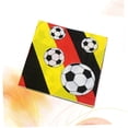 thumbnail image 3 of SHOWERORO 20Pcs Colorful Design Soccer Napkin 13 x 13 World Football Cup, 3 of 8