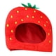 thumbnail image 4 of KAKOWELY Adorable gorro de fresa para la cabeza, adorno para la cabeza, accesorio para fotos con fresa de peluche, 4 of 5