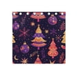 thumbnail image 4 of Trees Snow Christmas Curtain Black Out Thermal Insulation Curtains Aesthetic 54 Inch Length for Bedroom Living Room 2 panels set, 4 of 5