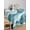Turquoise, variant on Aqua Coastal Beach Table Cloth, Modern Oil Painting Nautical Waterproof Tablecloth for Square Tables, Reusable Washable Fabric Table Cover for Restaurant Kitchen Dining Tables 54"x54"