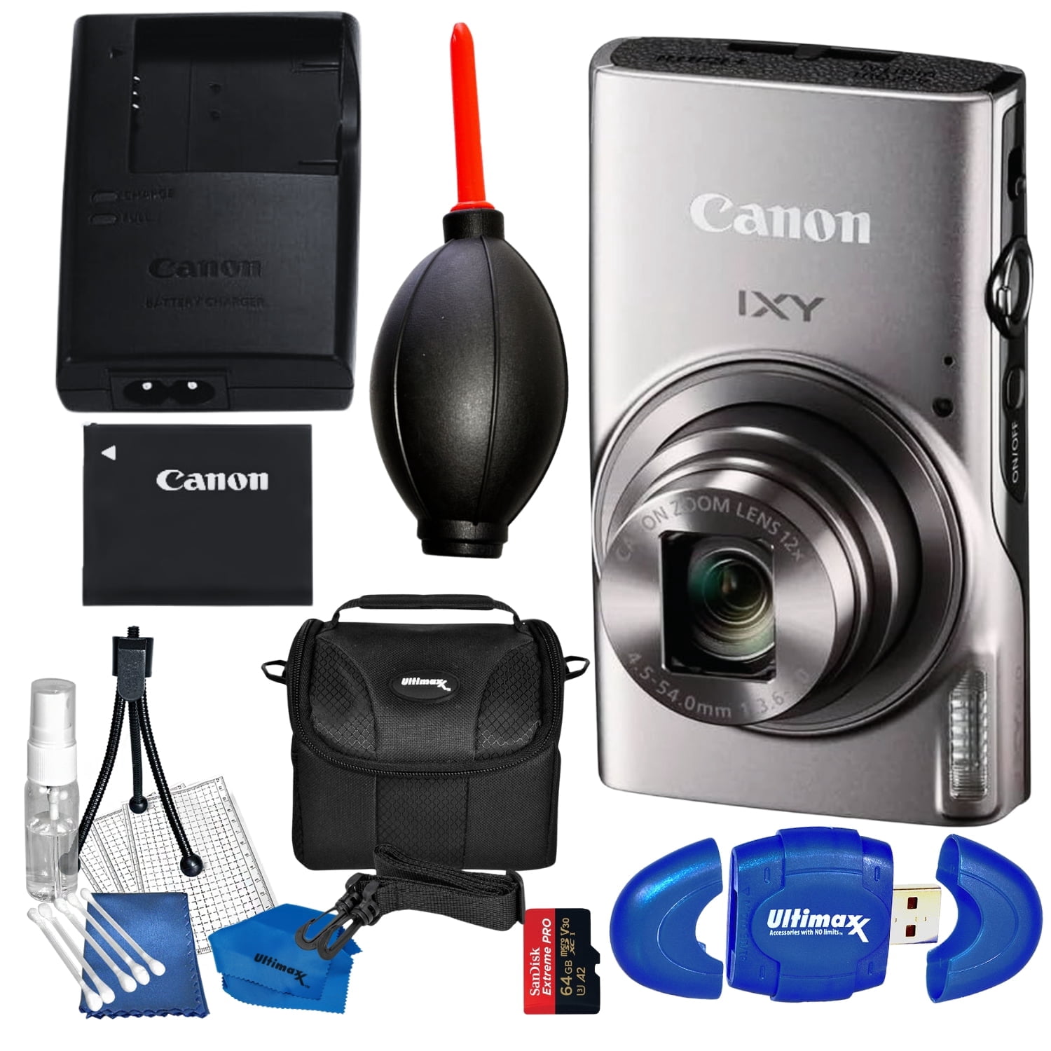 Canon IXY650 Digital Camera(International Model) Accessory Bundle