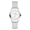 Silver, variant on Women's Stretch Band Watch: Geometric Triangle Markers Luminous Hands Analog Quartz Elastic Strap Wistwatch - Casual Gift