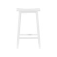thumbnail image 3 of Pemberly Row 29" Transitional Wood Backless Counter Stool in White, 3 of 14