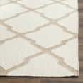 thumbnail image 4 of SAFAVIEH Dhurries Landon Geometric Area Rug, Ivory/Camel, 3' x 5', 4 of 5