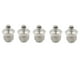 thumbnail image 1 of 5Pcs 1/4" Boquillas Engrasadoras Recto Engrasador Boquilla de Grasa para Moto Coche Metal Chapado En Níquel, 1 of 1