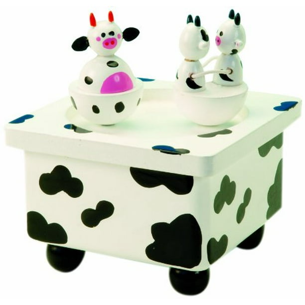 Musicbox Kingdom Dancing Cow Music Box Playing Oh My Darling Clementine Walmart Com