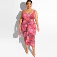 thumbnail image 3 of Xuyuer Women's Summer Printed Butt-Lifting Fashion Casual Plus Size Set - Matching Outfit, Pants for Women, 3 of 6
