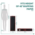 thumbnail image 6 of BRANTMAKER Gift Wrap Organizer Storage Bag with 6 Compartments, 40.5" x 14" x 6", 6 of 6