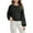 Black, variant on CHEEREAM Girls Long Sleeve Tee Shirts Spring Summer Trendy Clothes Casual Loose Crewneck Ribbed Blouse Tunic Tops Size 5-13 Years