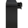 thumbnail image 6 of Maklaine Modern / Contemporary Rich Black Wood Veneer Console Table, 6 of 9