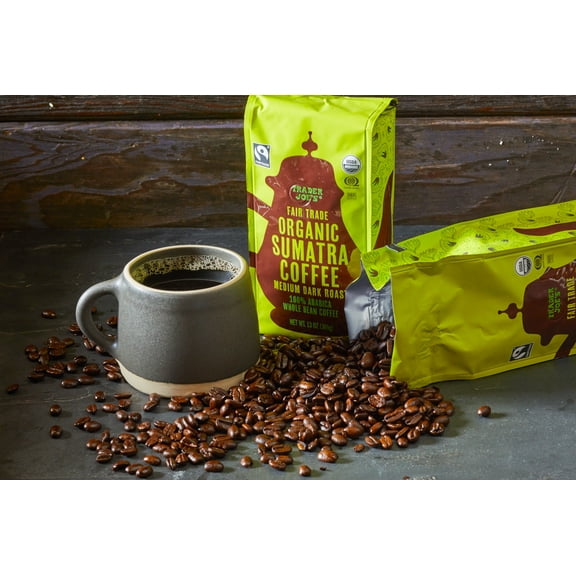 Pack of 3 - TJs Fair Trade Organic Sumatra Coffee 13 Oz