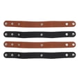 thumbnail image 2 of Fondo de Látigo de Cuero, Ergonímico 4pcs Accesorios de Funda de Látigo Liviano Marrón Negro para Látigos de Equitación, 2 of 7