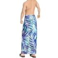 thumbnail image 3 of LA LEELA Men's Standard Beachwear Sarong Pareo Wrap One Size Blue_Z239 Summer Vacation Aloha, 3 of 5