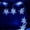 Blue, variant on Solar Star String Lights 15.7FT 20LED Metal Star Fairy Lights Hanging Garland Light Decoration for Garden Yard Home Landscape Festival Halloween Christmas Party Wedding Tree