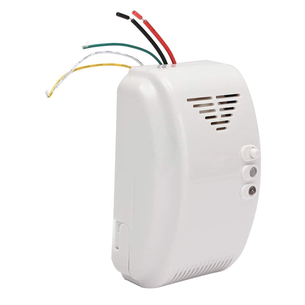 Detector de gas de pared de 12 V Alarma Luz de sonido Advertencia LPG Sensor de humo natural