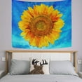 thumbnail image 2 of FREEAMG Tapestry Boho Van Gogh Yellow Sunflower Floral Tapestry Wall Hanging Decorative Wall Tapestries Wall Art Wall&nbsp;Blanket&nbsp;Bedding Tapestry for Bedroom Living Room Dorm Home Decor 80"x60", 2 of 7