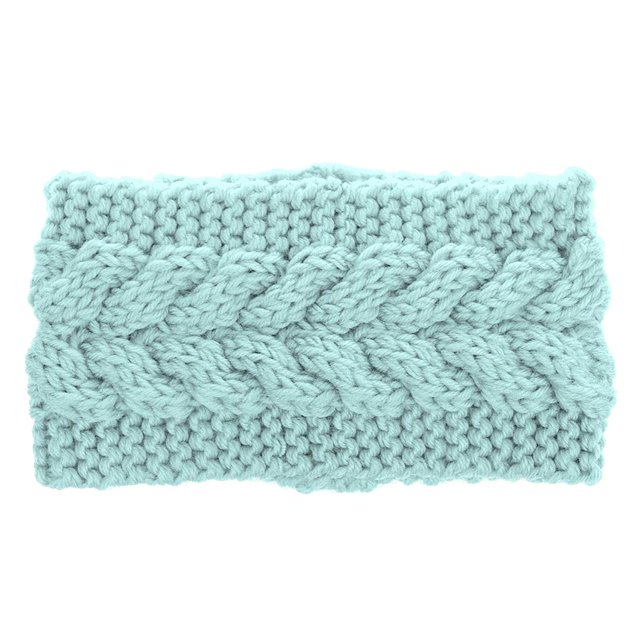 Calentador de cabeza de oreja de esquí con diadema de punto de invierno liso para mujer Hugo Las vendas para las mujeres