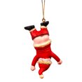 thumbnail image 3 of Papá Noel Con Trasero Desnudo Artesanía De Resina Adornos Colgantes Decoración Navideña Colgante Para Árbol De Navidad Y Ventanas Serendint HA041415-02, 3 of 6