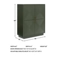 thumbnail image 3 of Signature Design by Ashley Geirwood Dark Green Accent Cabinet, 3 of 12