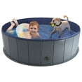 thumbnail image 1 of Piscina para perros Niubya, plegable, de plástico duro, para nadar, 120 litros, 1 of 7