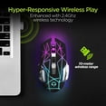 thumbnail image 4 of Hypercel 15571-HYP HyperGear Chromium Wireless Gaming Mouse for extended Play Sessions (15571-HYP), 4 of 8