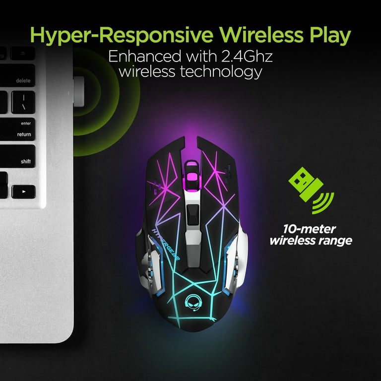 Hypercel 15571-HYP HyperGear Chromium Wireless Gaming Mouse