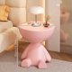 thumbnail image 4 of Mesita de noche elegante, mesa auxiliar de sofá de plástico creativa, plástico duradero, diseño de estilo lindo, ideal para decoración y organización del hogar, 4 of 4