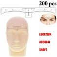 thumbnail image 1 of Eyebrow Ruler Creative Adhesive Eyebrow Positioning Makeup Tool Eyebrow Sticker, 1 of 7