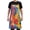 Abstract Colorful Art Crowd, variant on Vibrant Butterflies Kitchen Apron with 2 Pockets Adjustable waterproof Cooking Aprons for Women Men Chef
