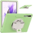 thumbnail image 1 of Case de tableta para Samsung Galaxy Tab S7 Fe 12.4/S7 Plus/S8+ con Kickstand y Strap Hand Strap Ikkle Tab S7 FE 12.4/S7 plus/S8+, 1 of 10