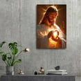 thumbnail image 6 of Jesus Holding Heart Artworks Picture Print Poster Wall Art Painting Canvas Gift Decor Home Posters Decorative 24x36inch(60x90cm), 6 of 6