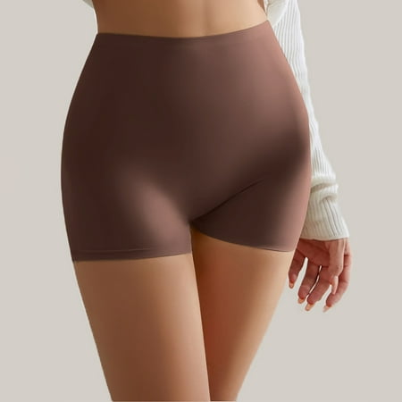 FUNUONY Big Sale!!Womens Slip Shorts for Under Dresses Anti Chafing Underwear Mid Thigh Boyshorts Panties Under Skirts Anti Fading Non Crimping Pure Cotton Ice Silk Wearable for Women s Leggings C S