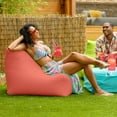 thumbnail image 3 of Jaxx Ponce Outdoor Bean Bag Chair - Weather Resistant Patio and Poolside Lounge Seating, Flamingo, 3 of 4