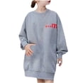 thumbnail image 2 of LSLJS Spring and Summer Cute Print Girls Long Sleevele Comfy Round-Neck Hoodless Sweatshirts Spring/Summer/Fall/Winter Clothes Kids Clothing, 2 of 5