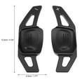 thumbnail image 2 of Pair Black Steering Wheel Shift Paddle Shifter for Volkswagen Golf 7 Alltrack MK7 Variant Tiguan Aluminum Alloy, 2 of 5