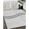 thumbnail image 3 of Ahgly Company Machine Washable Indoor Round Transitional Platinum Gray Area Rugs, 8' Round, 3 of 7