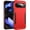 Red, variant on For Google Pixel 10/10 Pro Tough Hybrid Case - Dark Blue