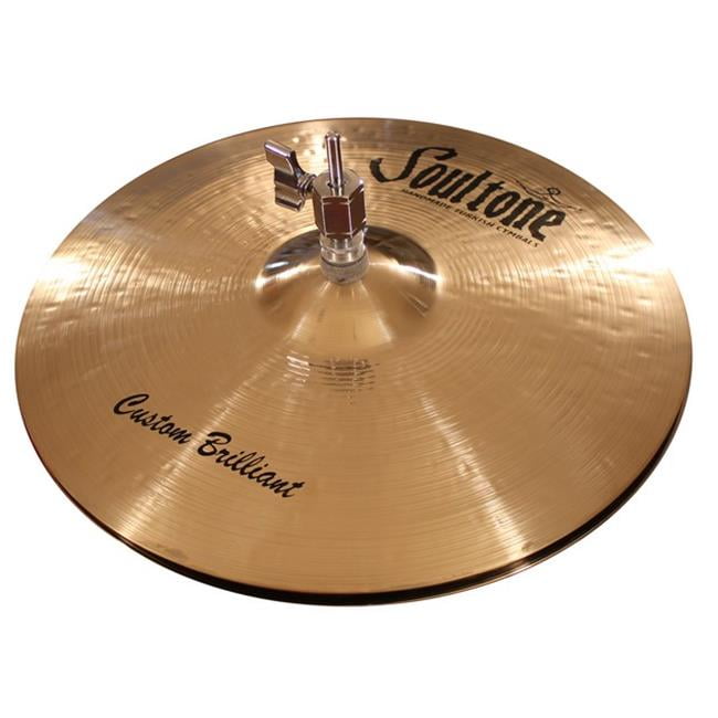 Soultone Cymbals CBR-HHTB12-12 Custom Brilliant Hi Hat Bottom Only 
