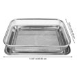 thumbnail image 2 of 1juego Cesta De Freír De Acero Inoxidable Con Bandeja Escurridora Para Freidora De Aire Para Papas Fritas Verduras Y Carnes Herramienta De Cocina Y Fácil De Usar, 2 of 9