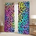 thumbnail image 2 of Castle Fairy Gradient Cheetah Black Out Curtains,Leopard Curtains Pack of 2 (42x63 Each), 2 of 6
