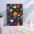 thumbnail image 6 of 2026-2027 Academic Planner, July 2026 - June 2027, 6.1" x 8.4", Weekly & Monthly Spreads, Dark Floral Garden Design, Spiral Bound Organizer with Ruler Bookmark, Pocket and Elastic Band, 6 of 10