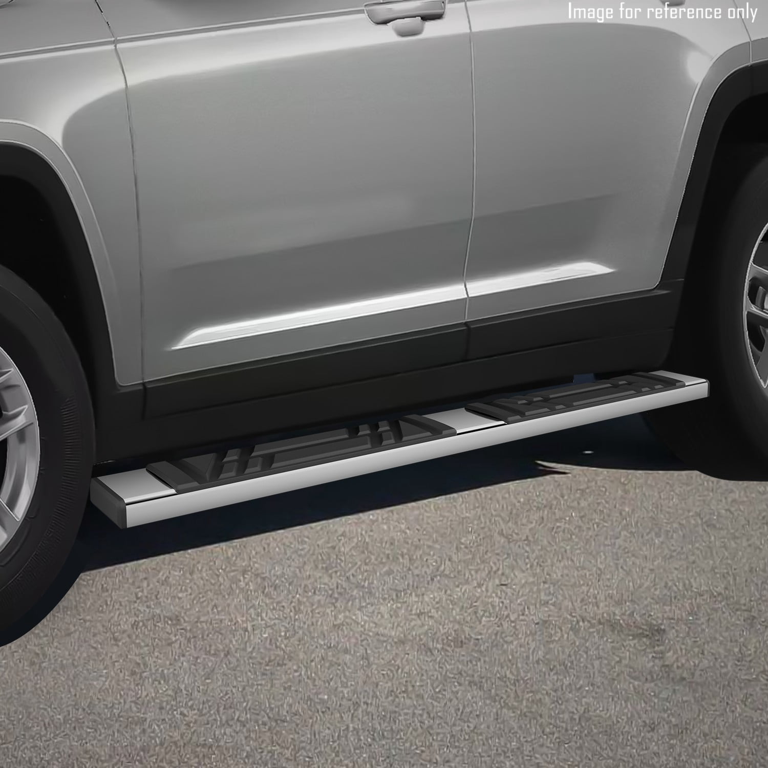 DNA Motoring 6.5" Side Step Nerf Bars Running Boards for 11-23 Jeep Grand Cherokee Dodge Durango