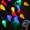 Fraise-Multicolore, variante sur AMERTEERCA Guirlandes Solaires de Noël Extérieures C6 Guirlande Lumineuse Fraise 50 LED Guirlandes Féeriques de Noël à Énergie Solaire Rechargeables Gard