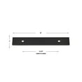 thumbnail image 3 of GlideRite 6" Squared Backplate 3-3/4" 96mm Center-Center, Matte Black, 3 of 3